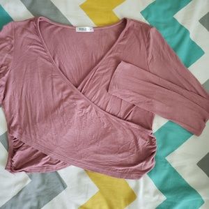 NWOT Criss Cross Top